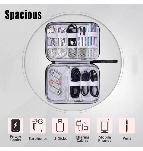 TRAVEL ACCESSORIES BAG BLUE 25X19X2