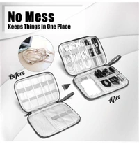 TRAVEL ACCESSORIES BAG BLUE 25X19X2