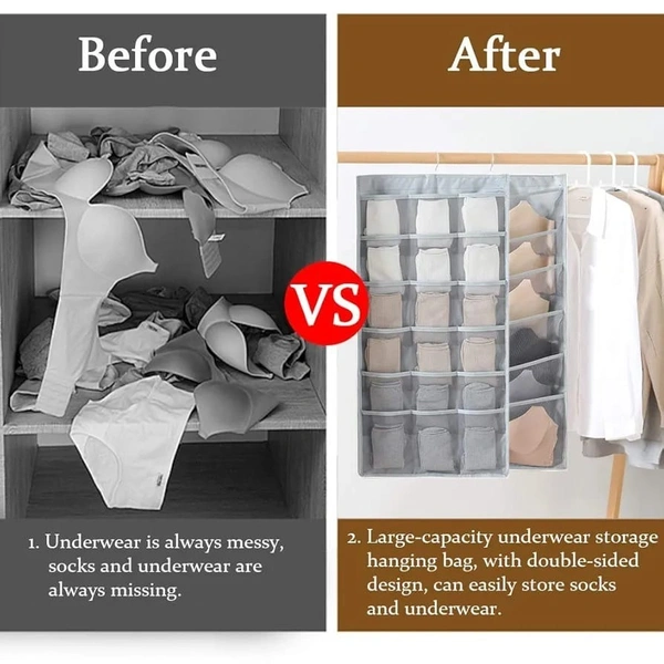 WALL MOUNT INNERWEAR ORGANIZER 