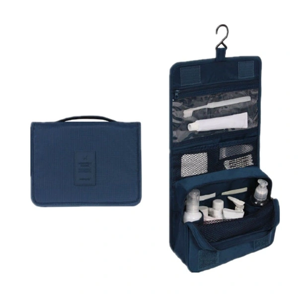  HANGER COSMETIC BAG BLUE PRINTED