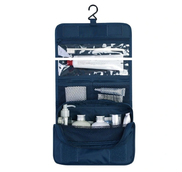 HANGER COSMETIC BAG BLUE PRINTED