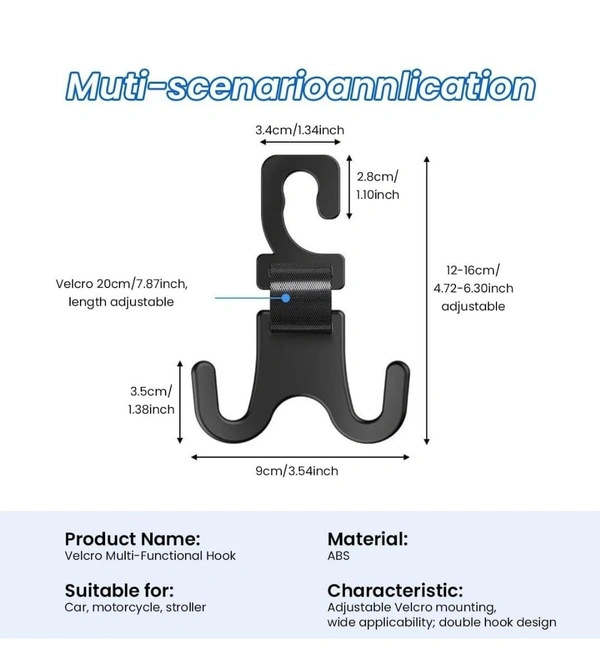CAR HEADREST HOOK