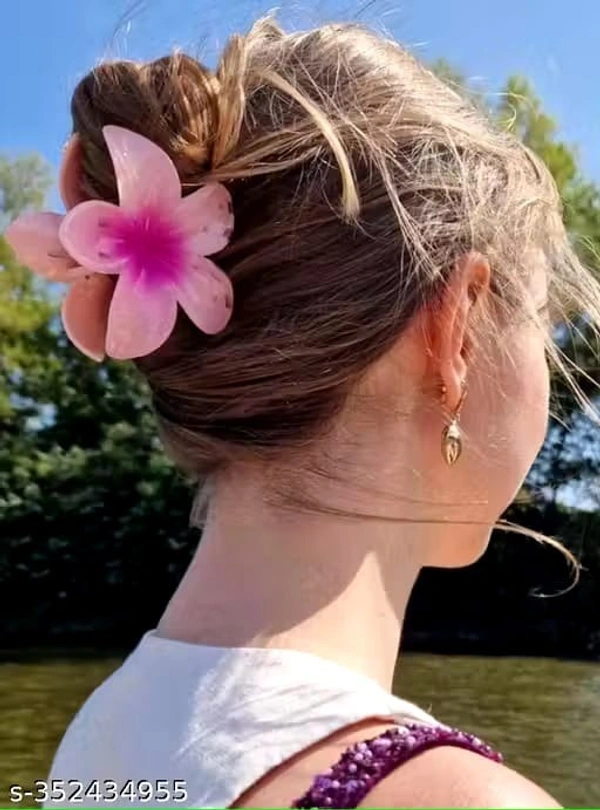 SMALL FLOWER HAIR CLAW (SET OF 12)