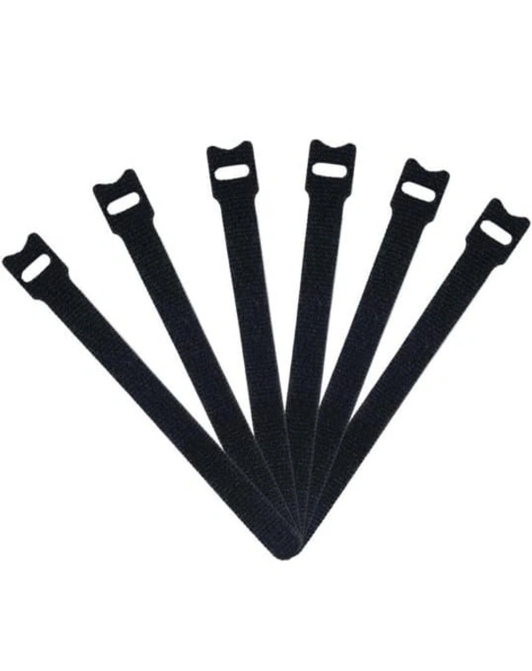 HOOK LOOP CABLE TIE BLACK