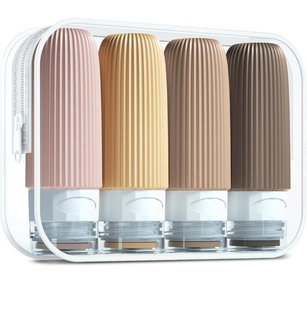 SILICON TRAVEL SPLIT BOTTLE (SET OF 4)