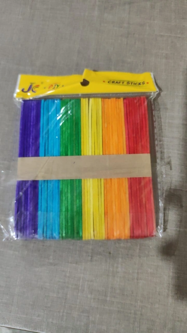 Colour Craft Sticks (Set Of 50)