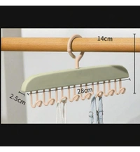 Wall Mount Cloth Hanger (Set of 8)