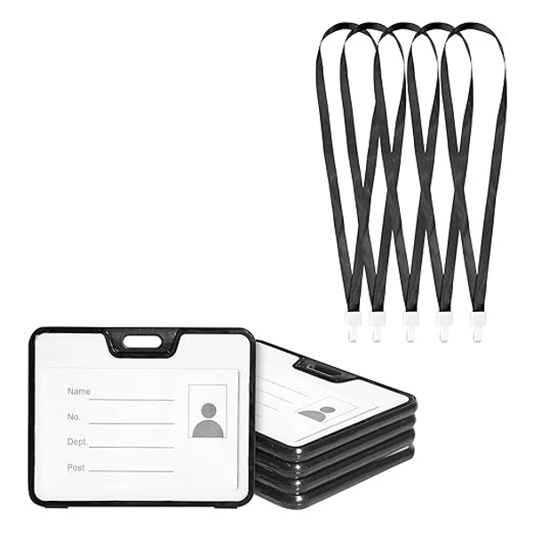 ID CARD HOLDER BLACK& WHITE (SET OF 5) 905 H