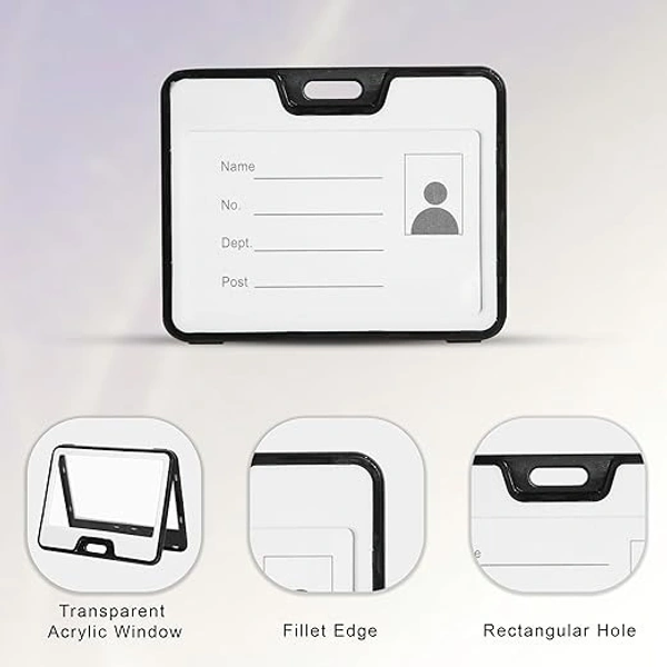 ID CARD HOLDER BLACK& WHITE (SET OF 5) 905 H