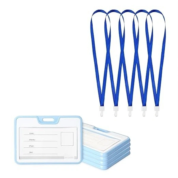 ID CARD HOLDER BLUE& WHITE (SET OF 5) 905H