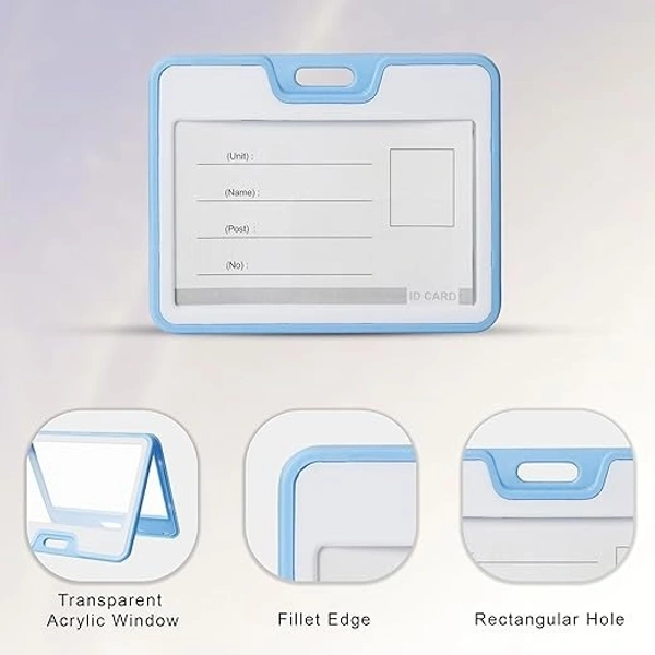 ID CARD HOLDER BLUE& WHITE (SET OF 5) 905H