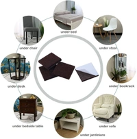 FURNITURE BUMPER PAD SQUARE (SET OF 9)