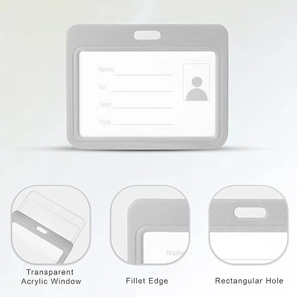 ID CARD HOLDER GREY(SET OF 10) C-104H