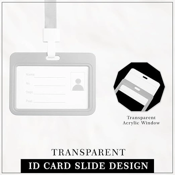 ID CARD HOLDER GREY(SET OF 10) C-104H