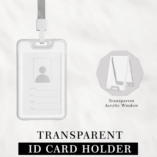 ID CARD HOLDER GREY& WHITE (SET OF 5) 905V