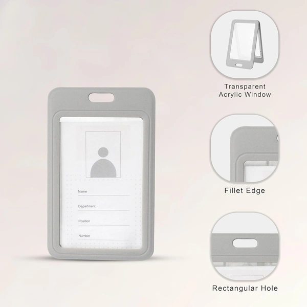 ID CARD HOLDER GREY(SET OF 10) C-104V