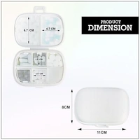 PILL CASE 8 COMPARTMENT