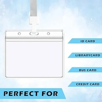 ID HOLDER PVC WATERPROOF A001(SET OF10) H