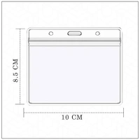 ID HOLDER PVC WATERPROOF A001(SET OF10) H