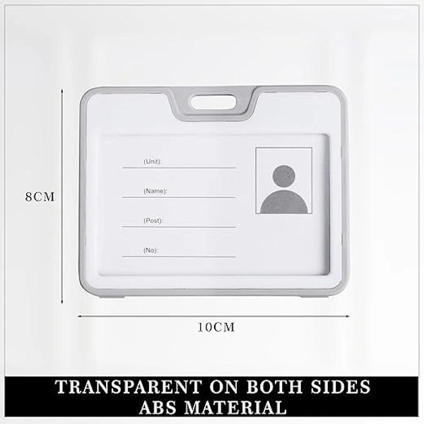 ID CARD HOLDER GREY& WHITE (SET OF 5) 905H