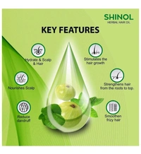HC Shinol Herbal Hair Oil,150 Ml - 150 ml, Japanese Laurel