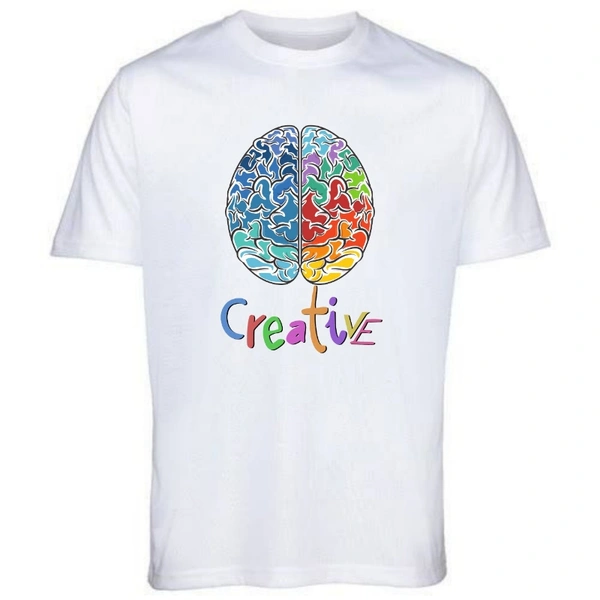 Creative T Shirt - White, M