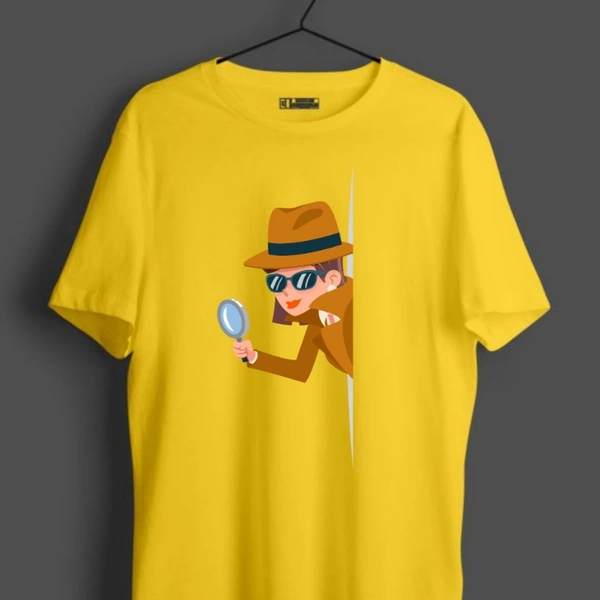 Detective T Shirt - Yellow, M