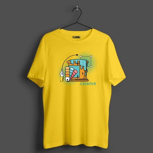 Creative T Shirt - Yellow, M