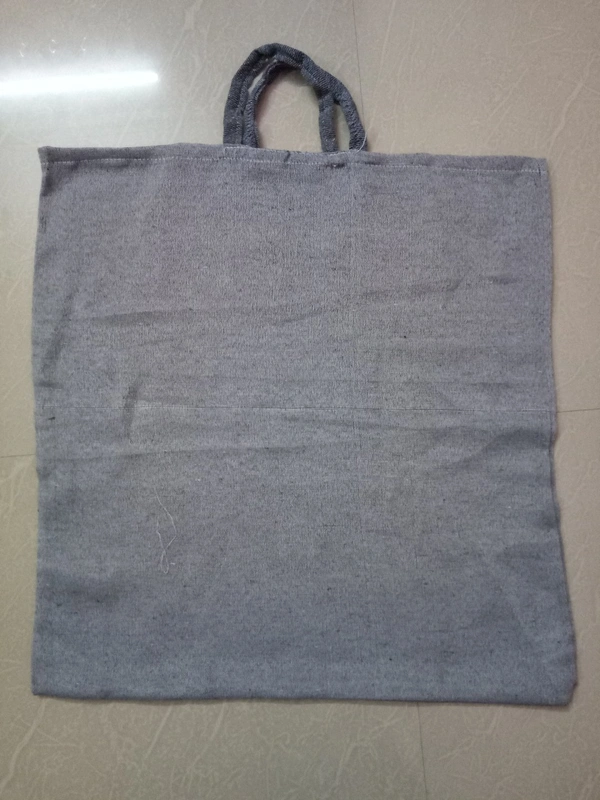 Cotton Cloth Carry Bags - 18*20", Grey/Cream