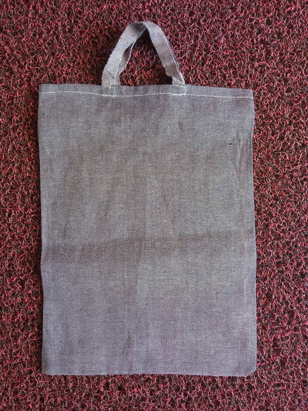 Low Price Cloth Carry Bags - Grey, 13*16"