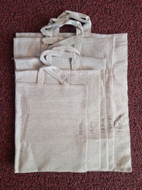 Cotton Cloth Carry Bags - Grey, 16*20"