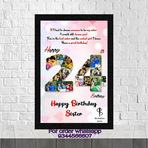 Customize Photo Frames  Mosic Frame - 12*8