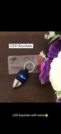 LED Key Chain Customized NAME - free size