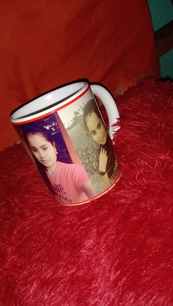 Photo Print Tea Cup (With your Pic) - Free Size, Maximu 4 images. allowed