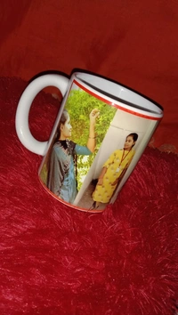 Photo Print Tea Cup (With your Pic) - Free Size, Maximu 4 images. allowed