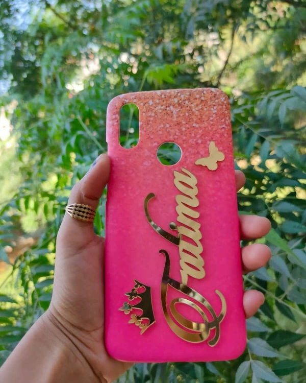 4D Name Art Mobil case (customized) - price will  increase or decrease depending on Customized  cover