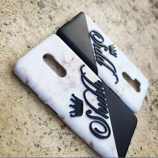 4D Name Art Mobil case (customized) - price will  increase or decrease depending on Customized  cover