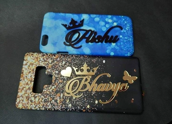 4D Name Art Mobil case (customized) - price will  increase or decrease depending on Customized  cover