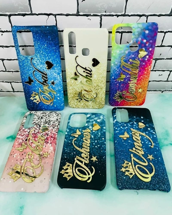 4D Name Art Mobil case (customized) - price will  increase or decrease depending on Customized  cover