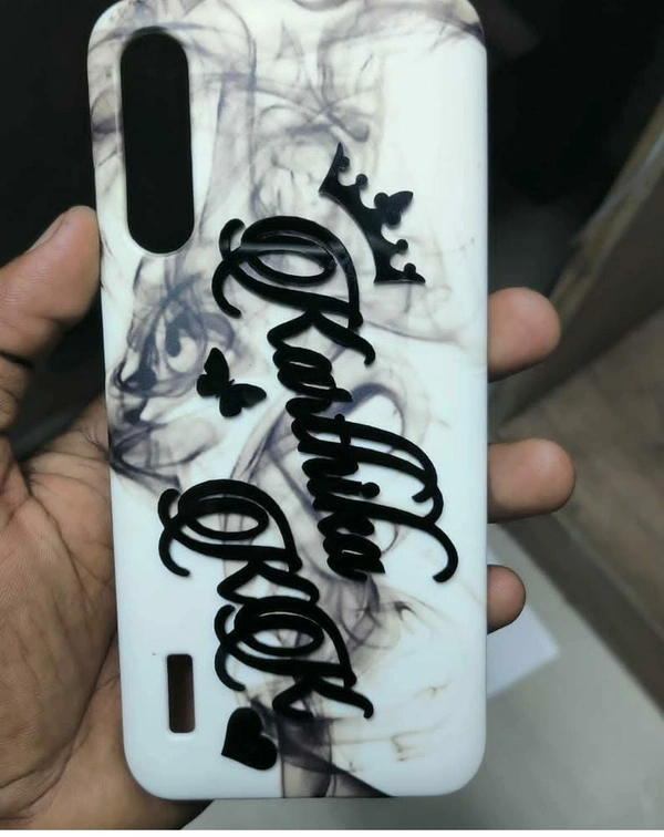4D Name Art Mobil case (customized) - price will  increase or decrease depending on Customized  cover