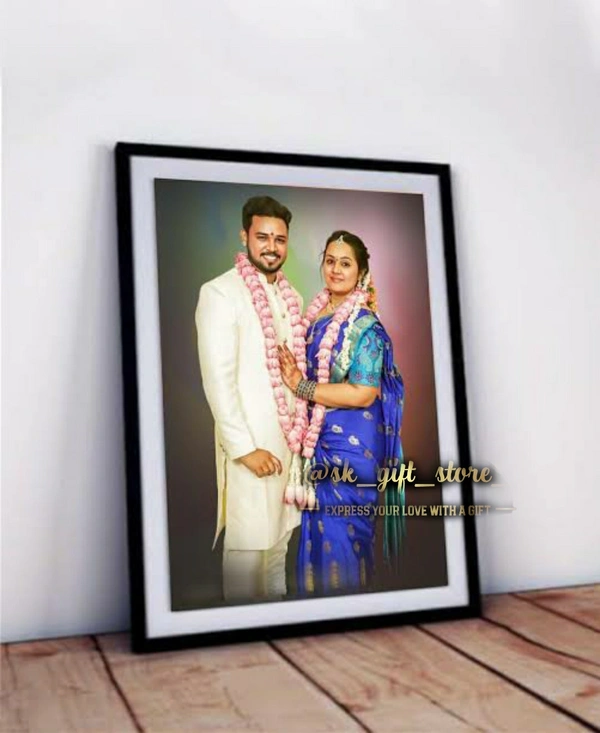 Oli Painting  Photo Frame (Customized) - 12*12 size