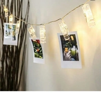 LED Photo string  - 10 photo clips