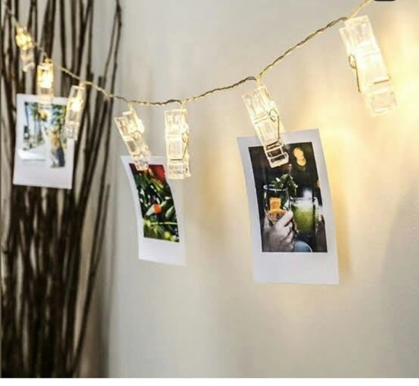 LED Photo string  - 10 photo clips