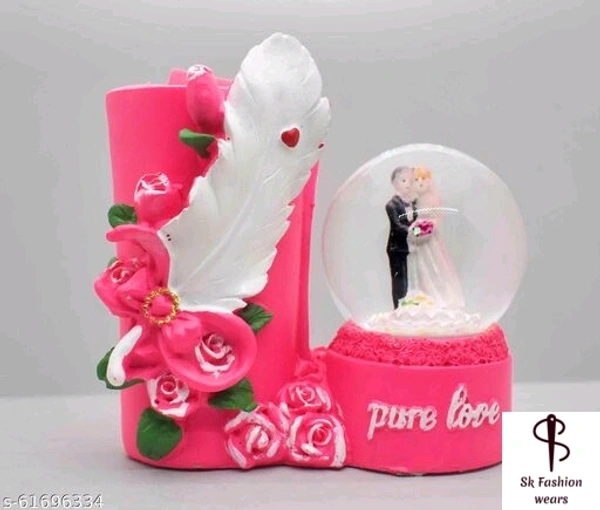 Couple in LED Light Crystal 