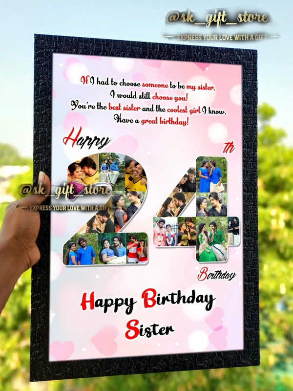 Customize Photo Frames  Mosic Frame - check size And Price below description