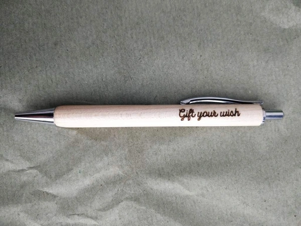 Personalised Engraved Wooden Pen (Set of 2) - pack of 2