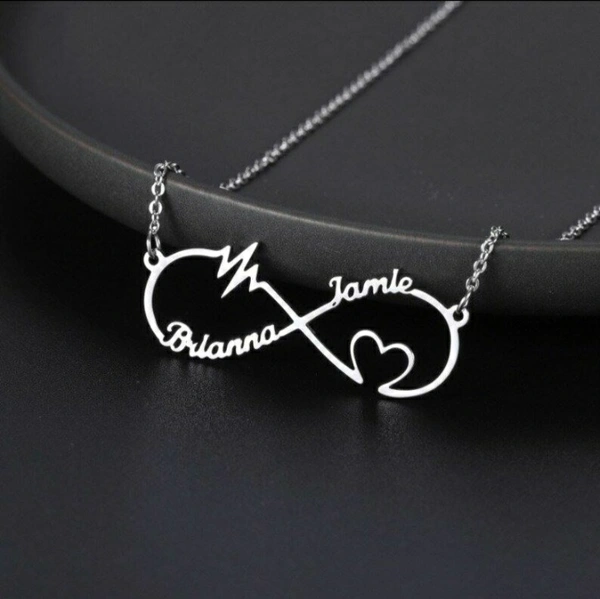 Infinity Name Necklace (Customized ) - (Name Is Customizable)