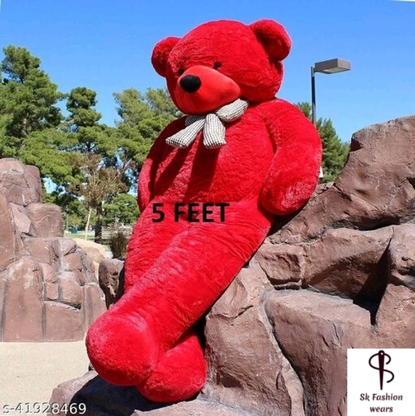 Big Teddy Bear Red - red, 5feet(80 cm)