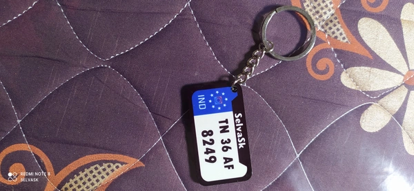 Bike Key Chain (Customizable)