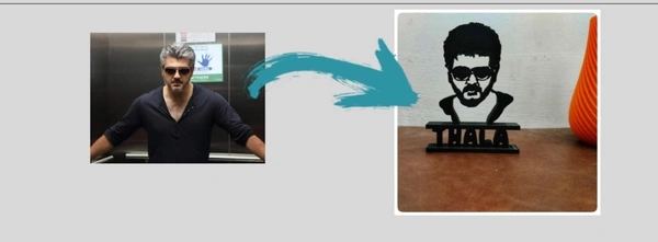 Vector Photo Stand (Customizable)